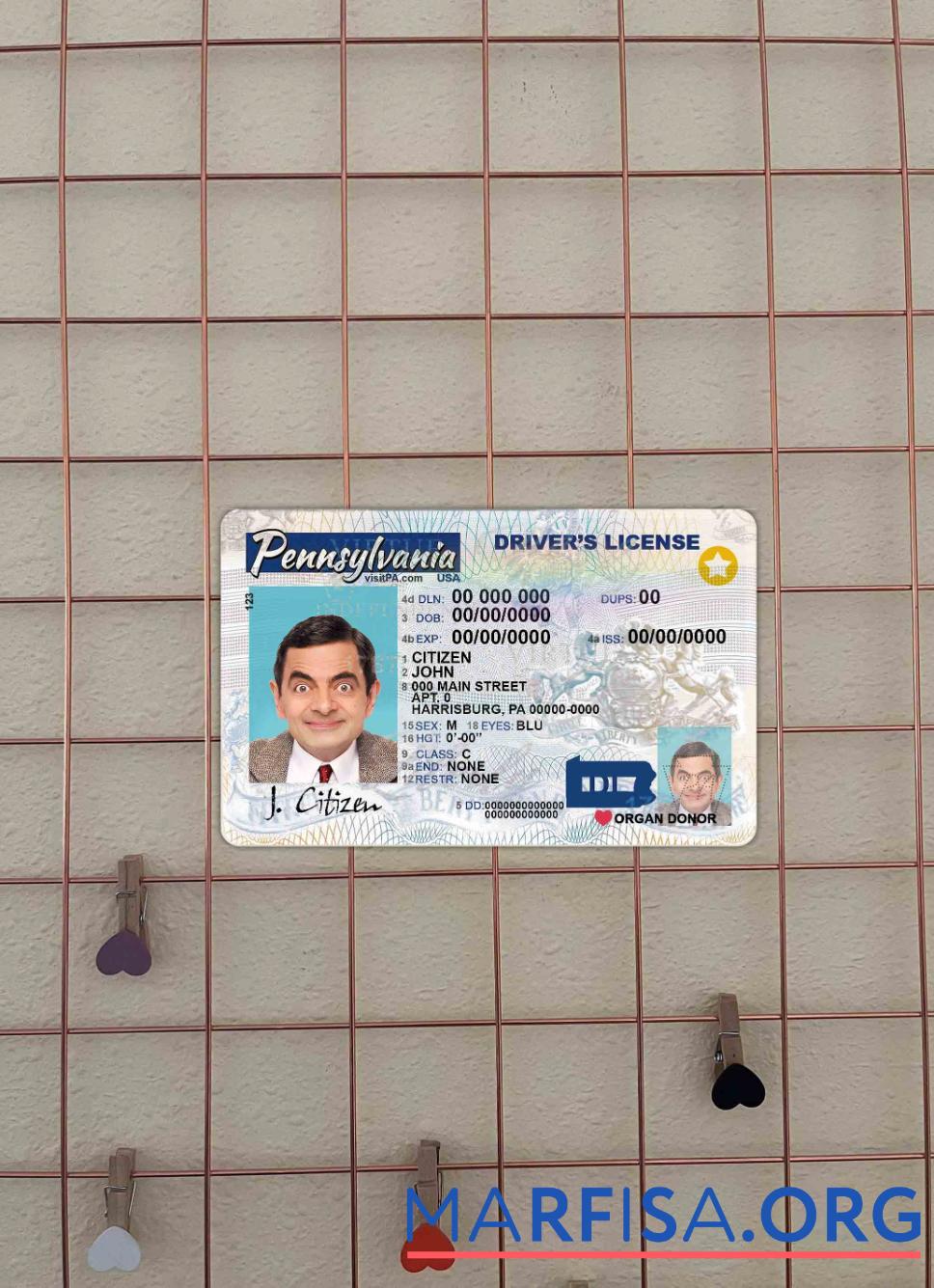 Downloadable USA Pensylvania DL photolook example